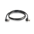 CABLES TO GO 28109 1m USB 2.0 Right Angle A/B Cable - Black (3.2ft)