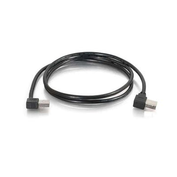 CABLES TO GO 28112 5m USB 2.0 Right Angle A/B Cable - Black (16.4ft)