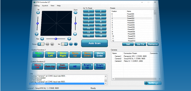 Bosch fashion ptz controller