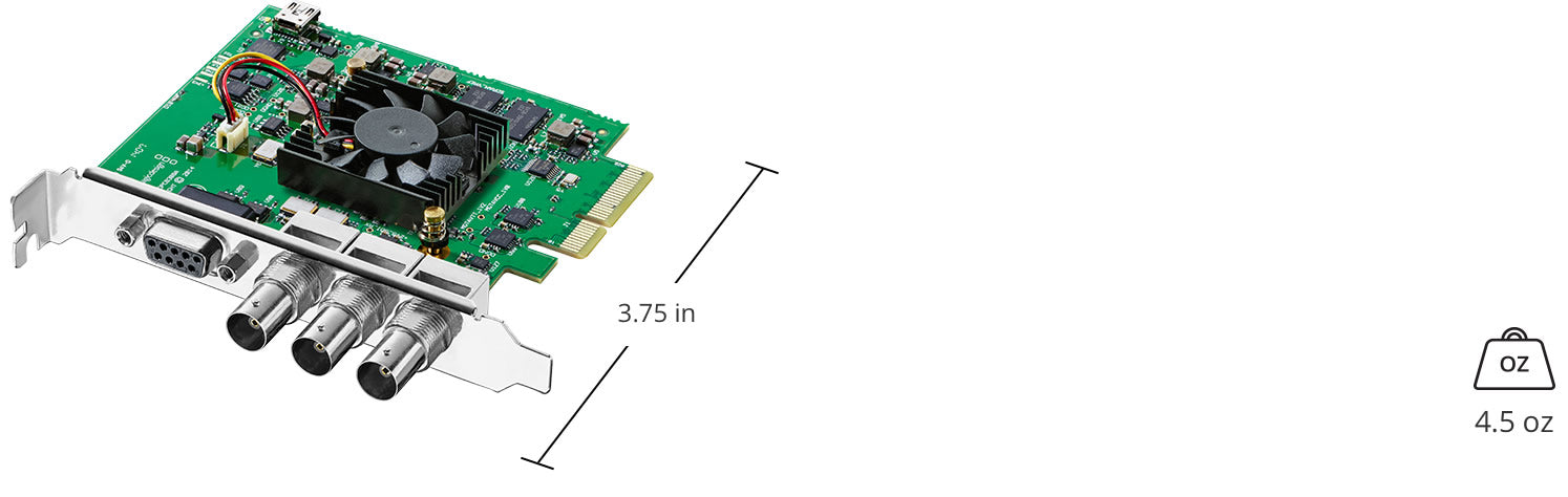 BLACKMAGIC BDLKSDI4K DeckLink SDI 4K | GoElectronic.com